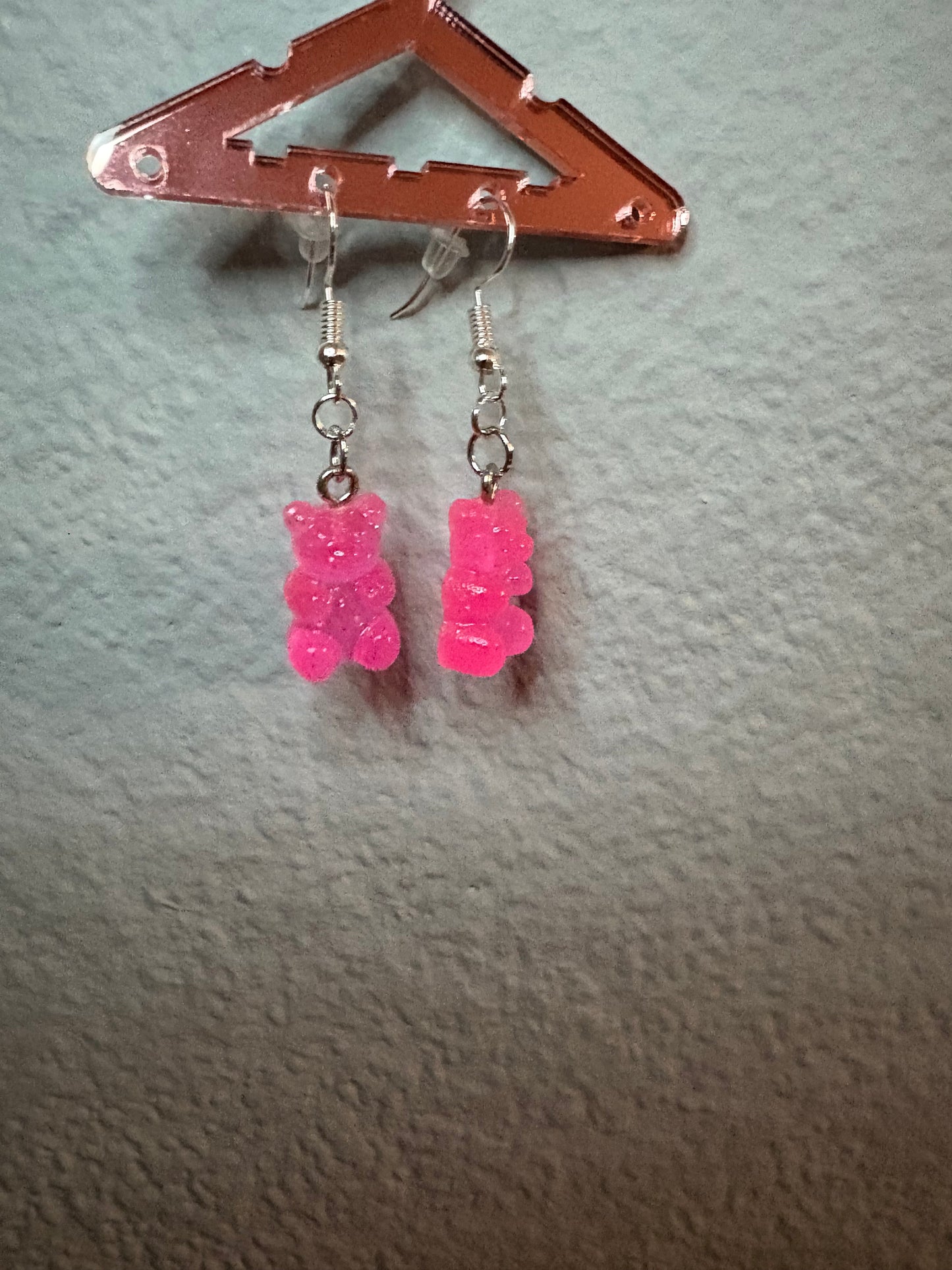 Handmade gummy bear earrings