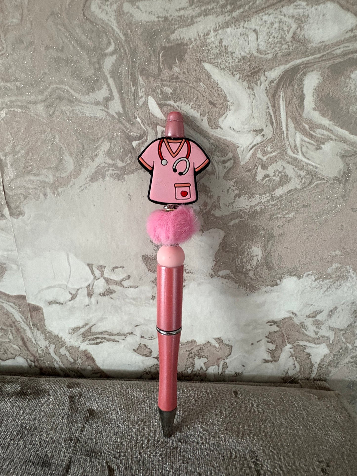 Handmade nurse bead pens
