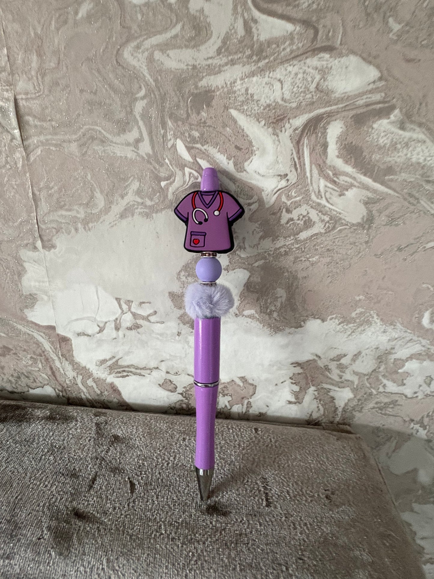 Handmade nurse bead pens