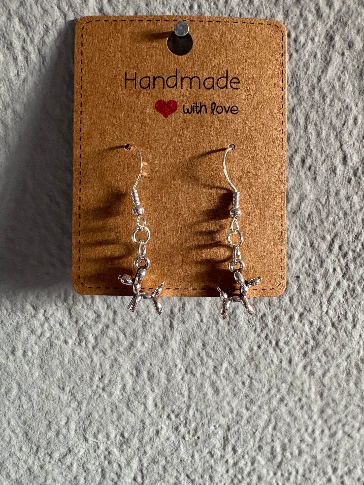 Handmade dog earrings