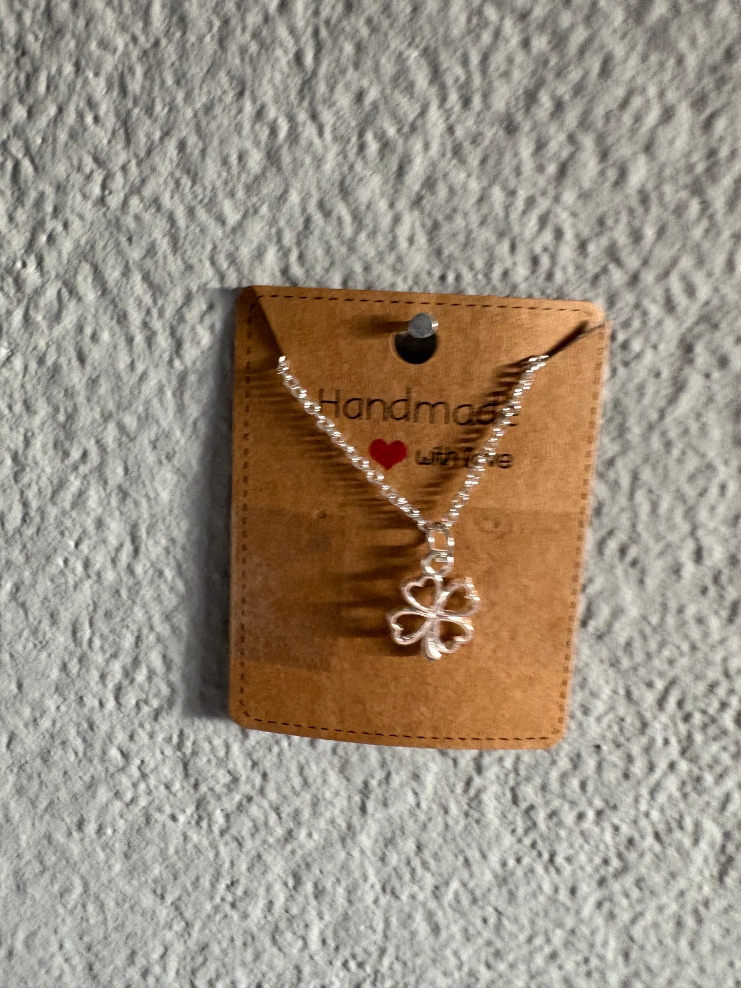 Handmade four leaf clover