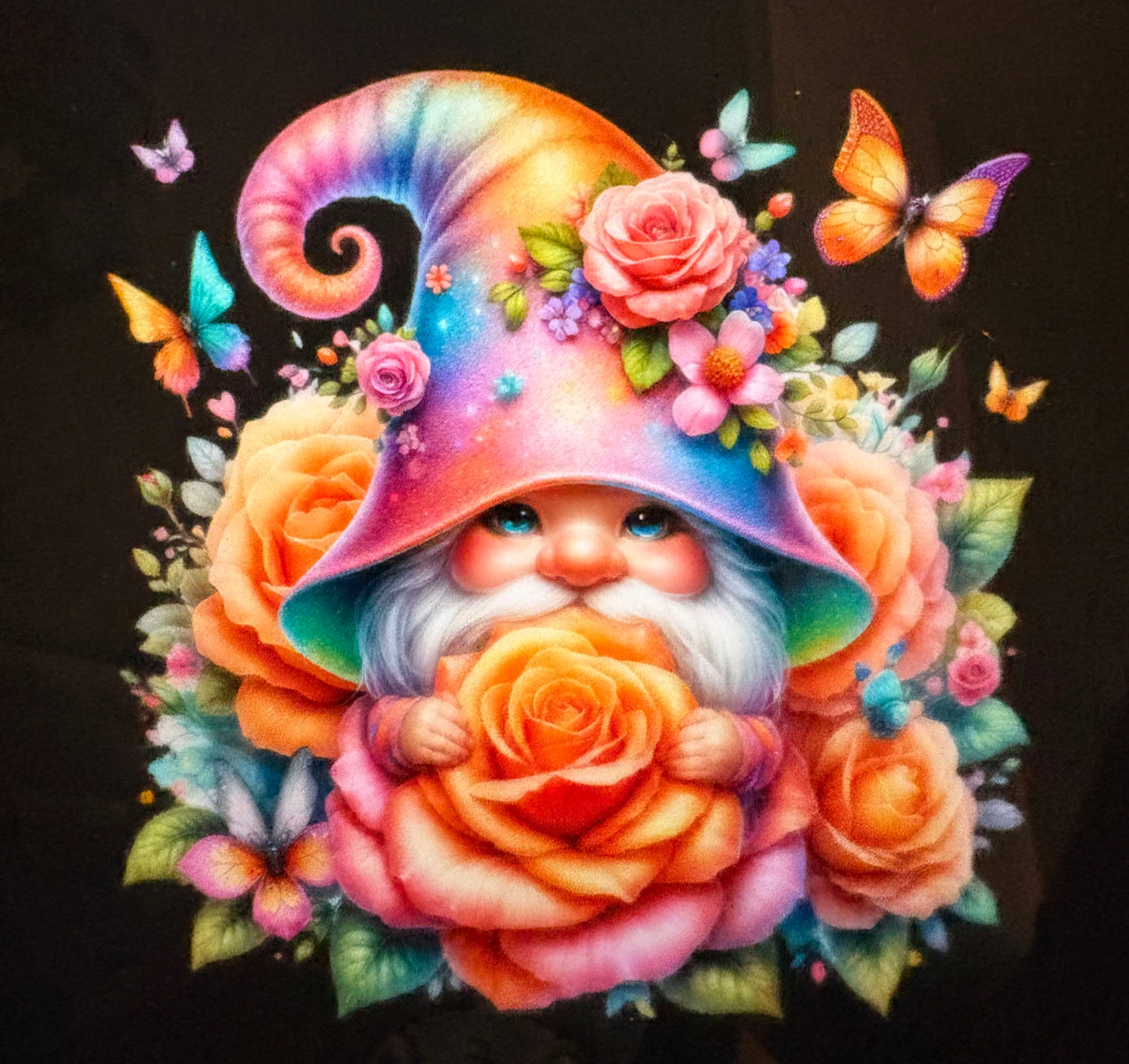 Handmade gnome fridge magnet