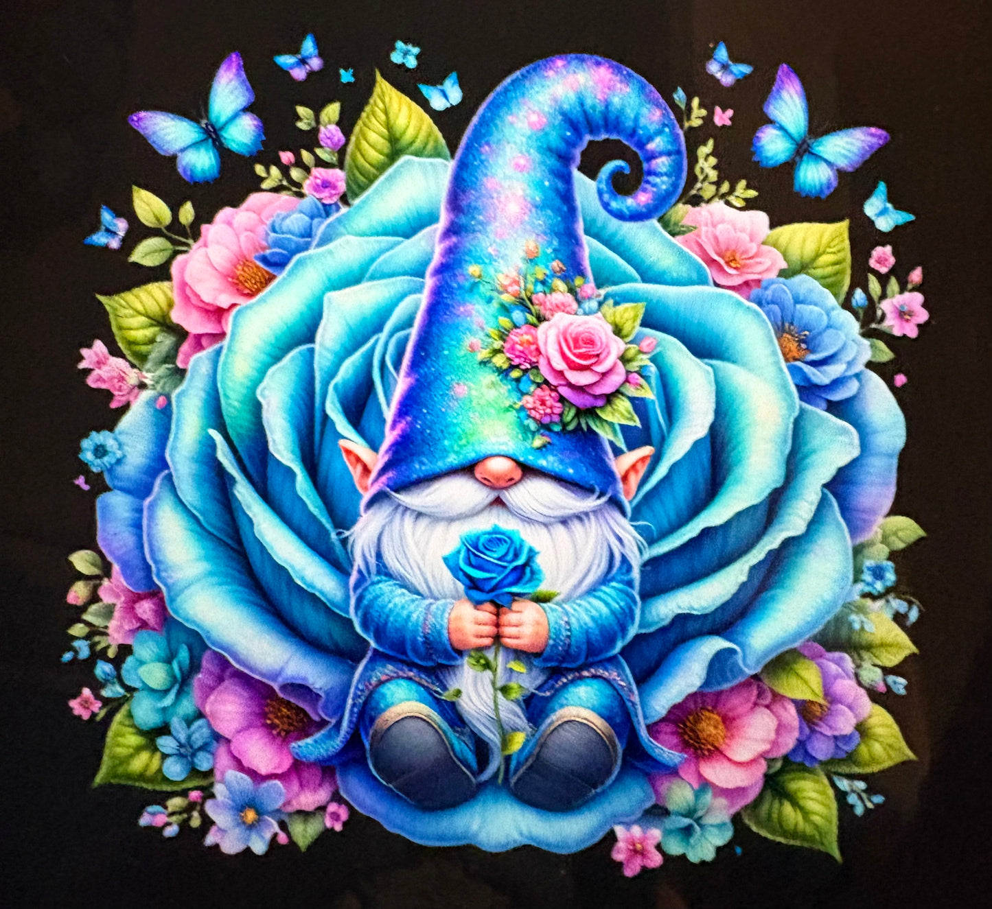 Handmade gnome fridge magnet