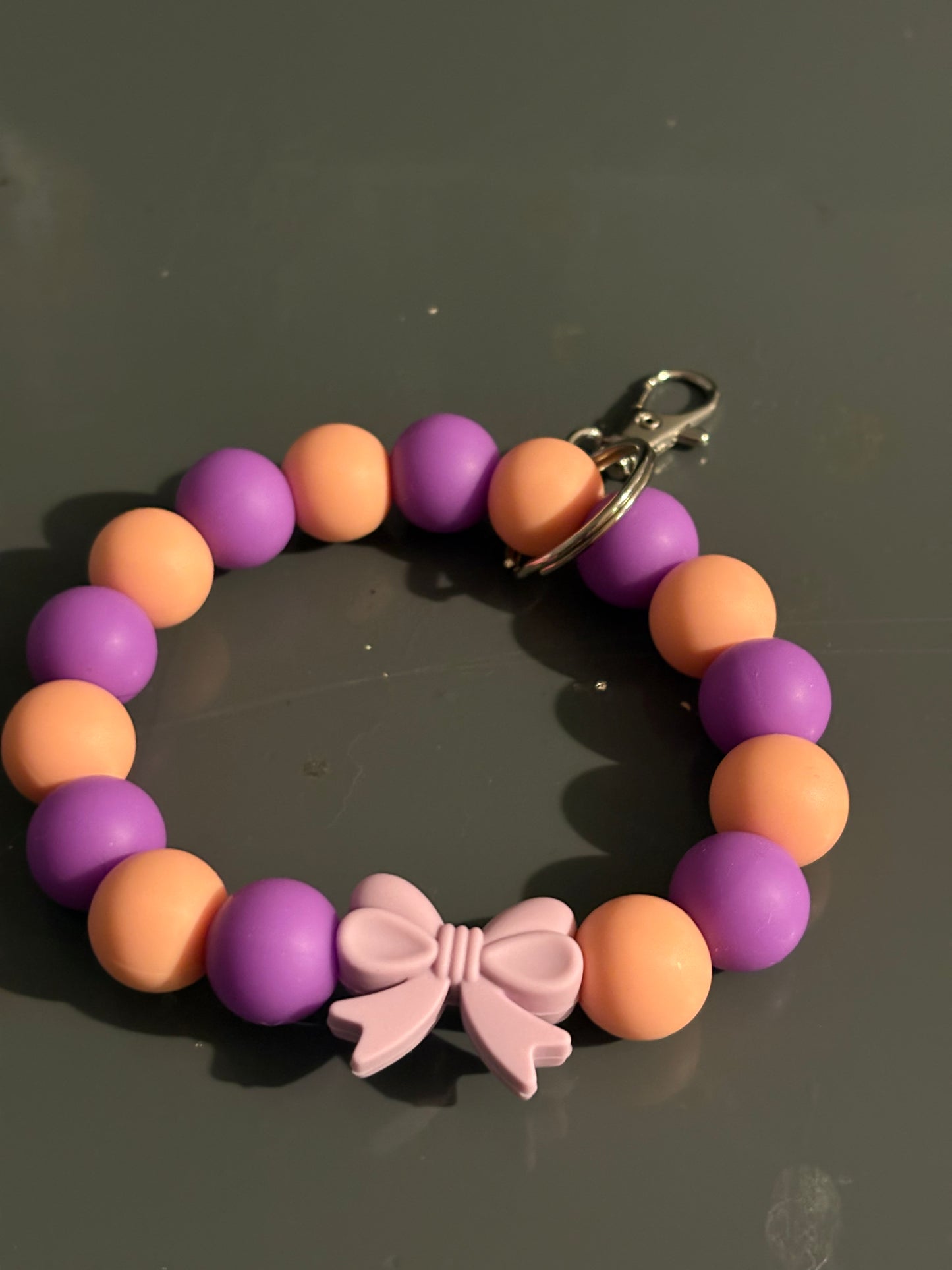 Handmade silicone bead wristlets
