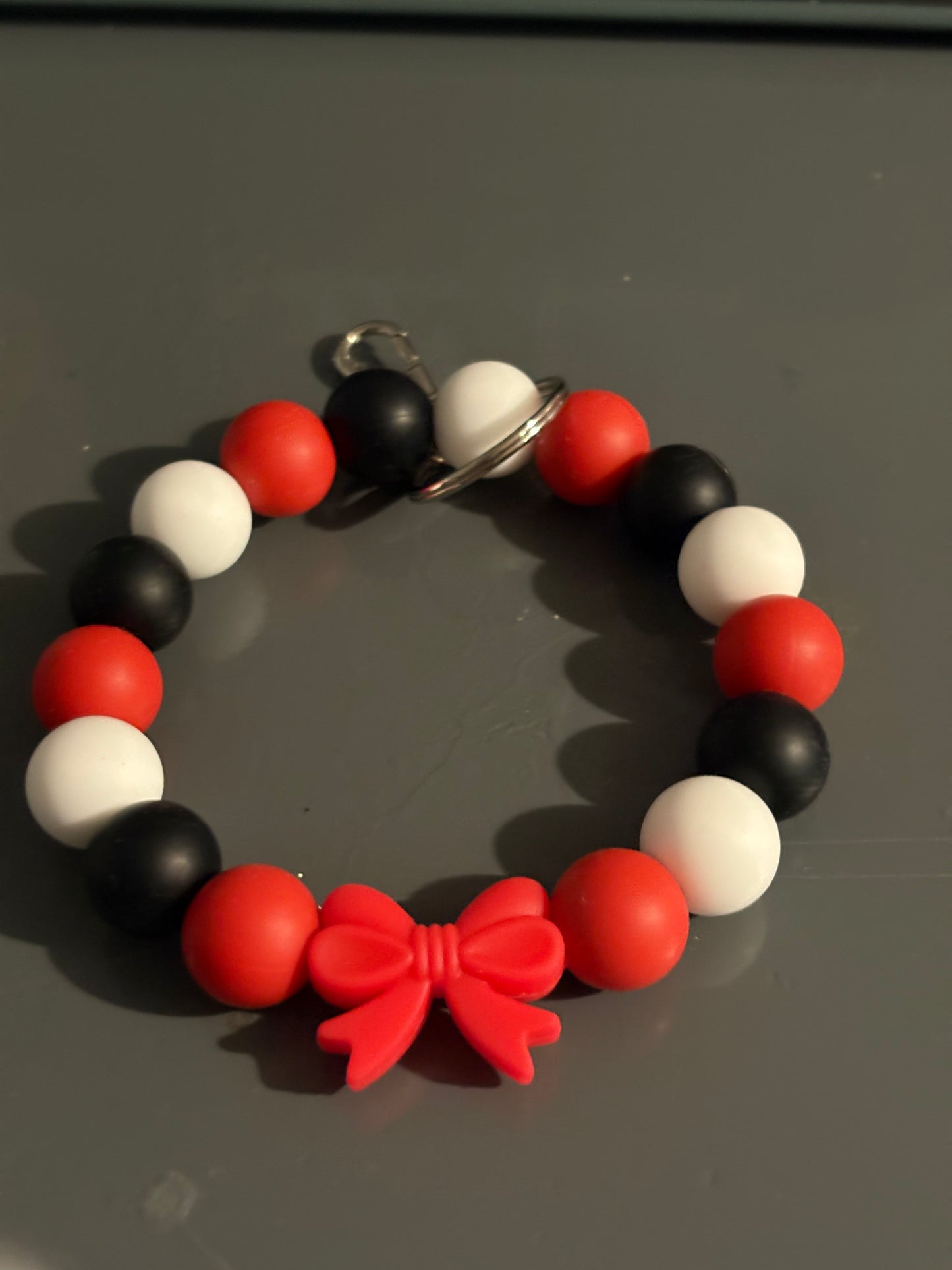 Handmade silicone bead wristlets