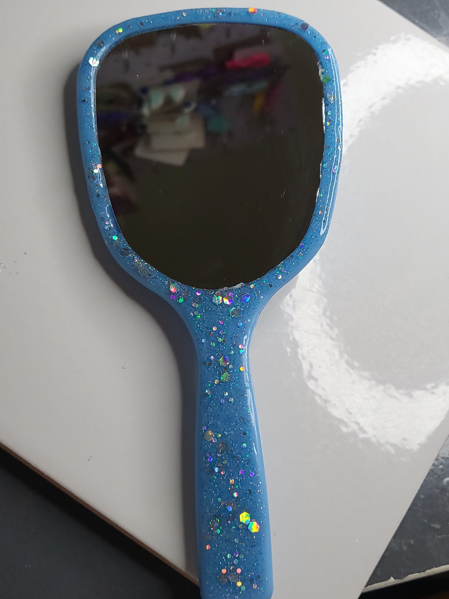 Handmade junk handheld mirrors free personalised braclet with Ur order